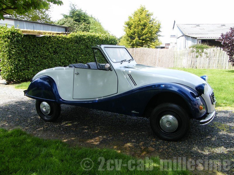 2 cv cabriolet millesime Hubert Heurtin