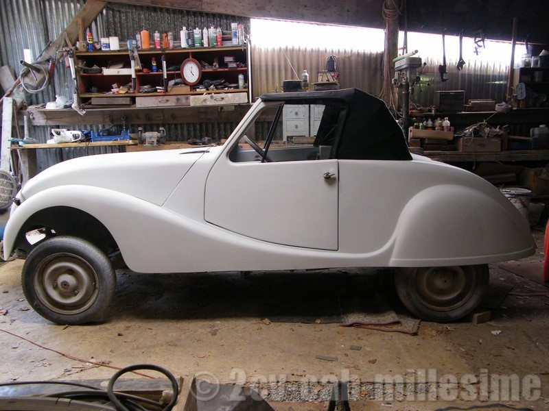 montage à blanc 2 cv cabriolet millesime