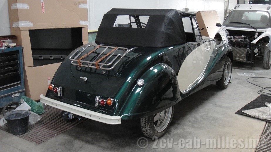2 cv cabriolet millesime Hubert Heurtin