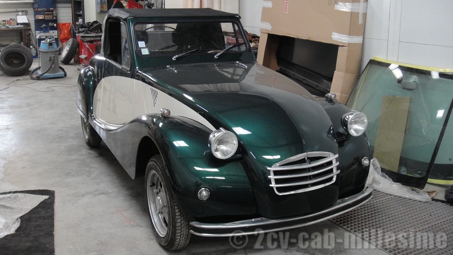 2 cv cabriolet millesime Hubert Heurtin