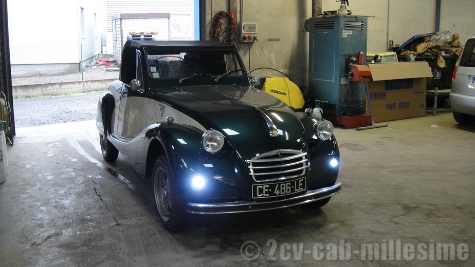 2 cv cabriolet millesime Hubert Heurtin