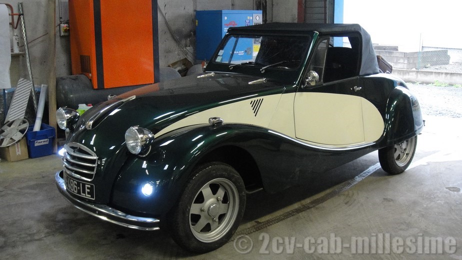 2 cv cabriolet millesime Hubert Heurtin