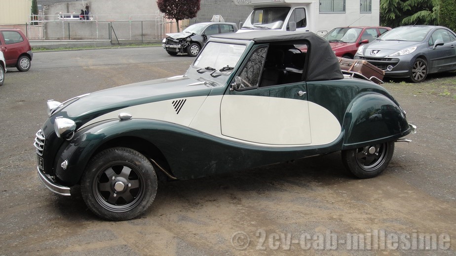 2 cv cabriolet millesime Hubert Heurtin