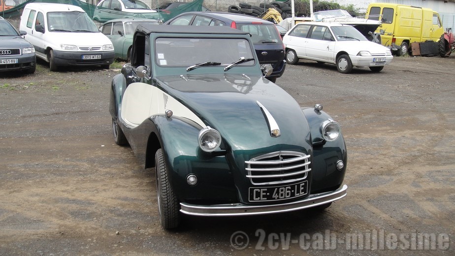 2 cv cabriolet millesime Hubert Heurtin