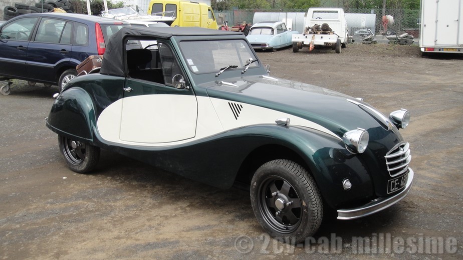 2 cv cabriolet millesime Hubert Heurtin