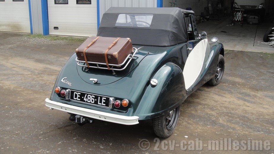 2 cv cabriolet millesime Hubert Heurtin