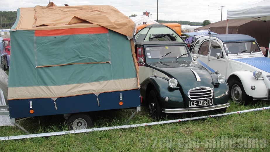 2 cv cabriolet millesime 20ème rencontre des 2 cv clubs de france Lavaré 2013