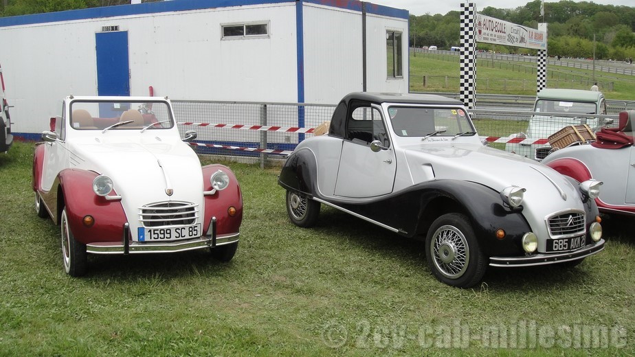 2 cv cabriolet millesime 20ème rencontre des 2 cv clubs de france Lavaré 2013