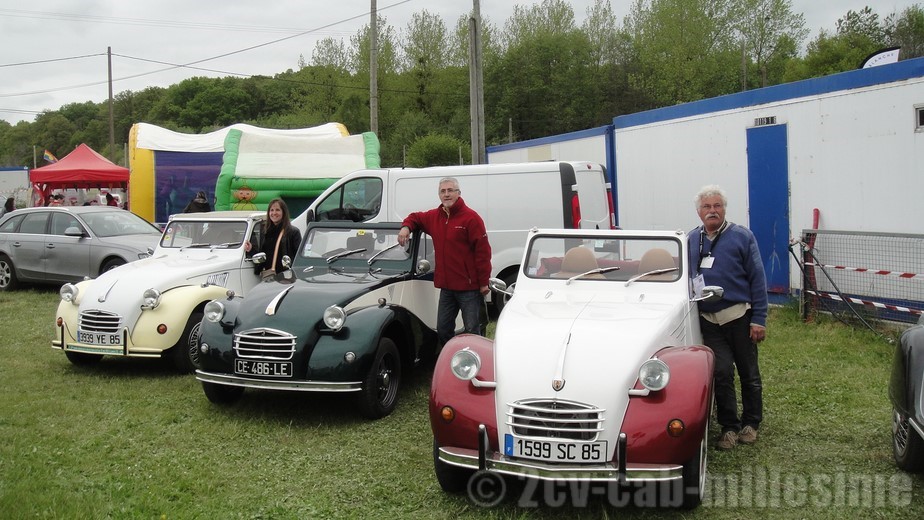 2 cv cabriolet millesime 20ème rencontre des 2 cv clubs de france Lavaré 2013