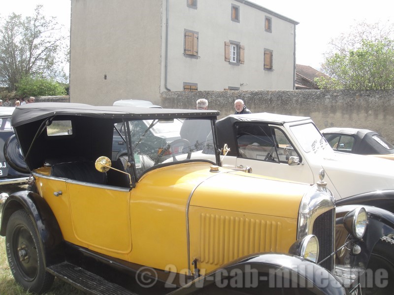 2 cv cabriolet millesime celluloise 2012