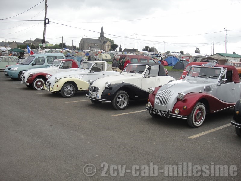 2 cv cabriolet millesime 19ème rencontre des 2 cv clubs de france chateaubriant 2012