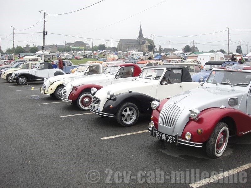 2 cv cabriolet millesime 19ème rencontre des 2 cv clubs de france chateaubriant 2012