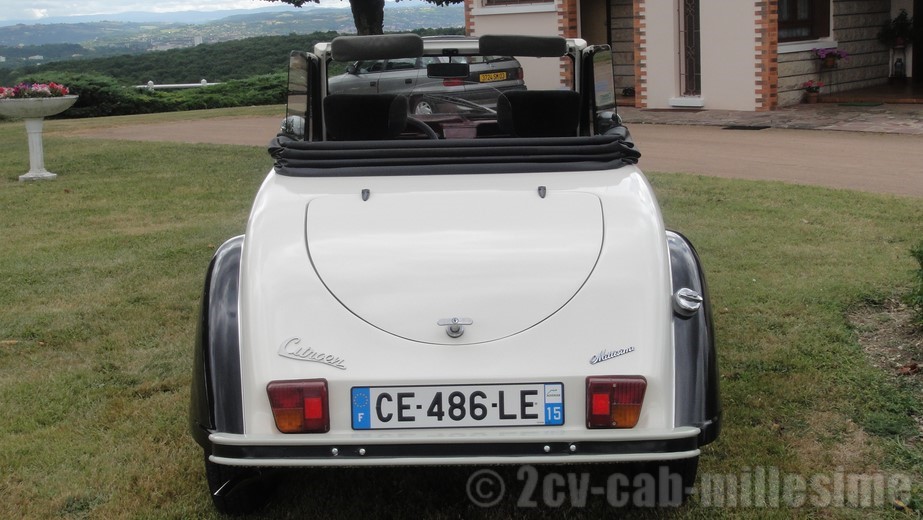 2 cv cabriolet millesime Hubert Heurtin