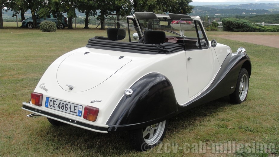 2 cv cabriolet millesime Hubert Heurtin