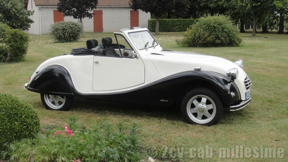 2 cv cabriolet millesime Hubert Heurtin