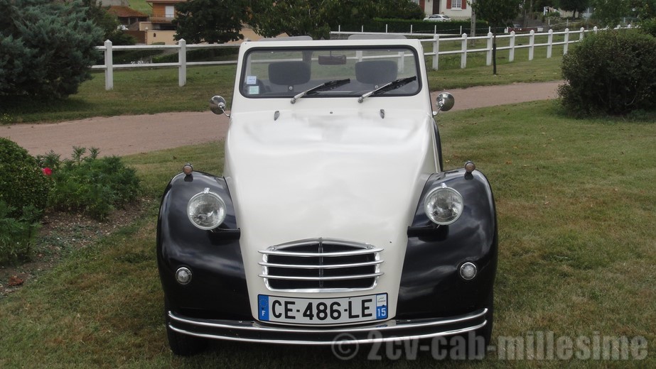2 cv cabriolet millesime Hubert Heurtin