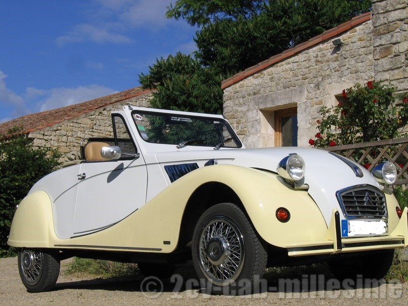 2 cv cabriolet millesime Hubert Heurtin