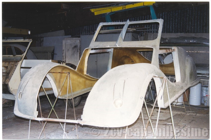 moule carrosserie 2 cv cabriolet millesime