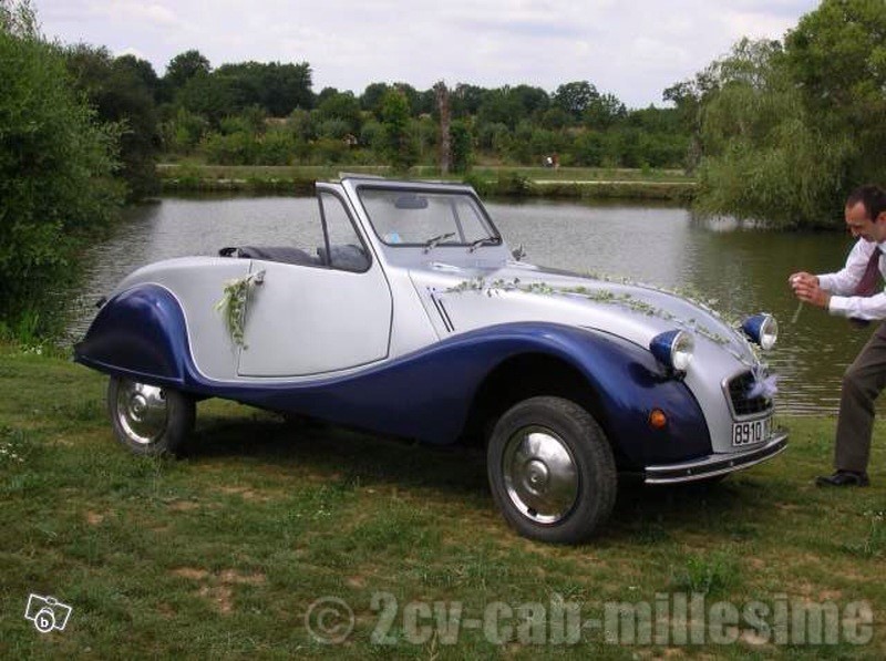2 cv cabriolet millesime Hubert Heurtin